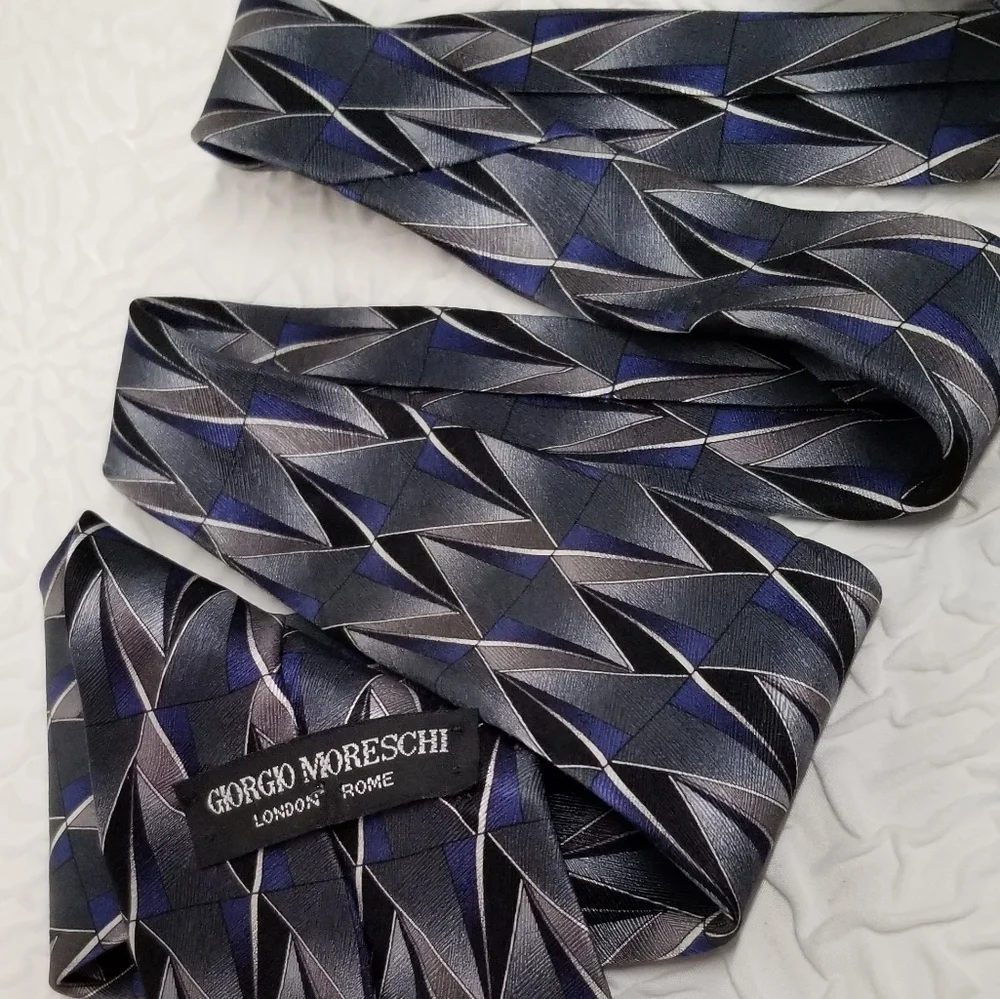 Giorgio Moreschi London Paris All Silk Tie